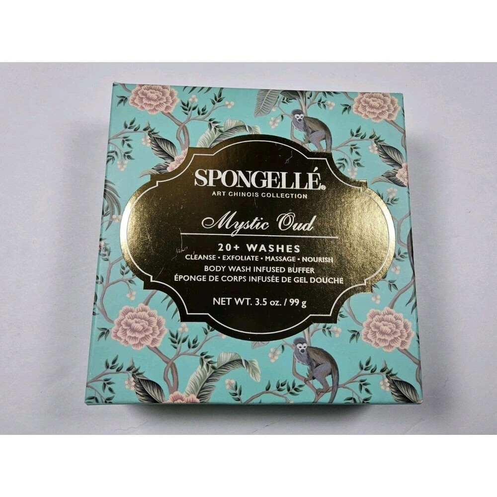 Spongelle Lot Of 3 Mystic Oud 20+ Washes Each Body Wash Buffer - New